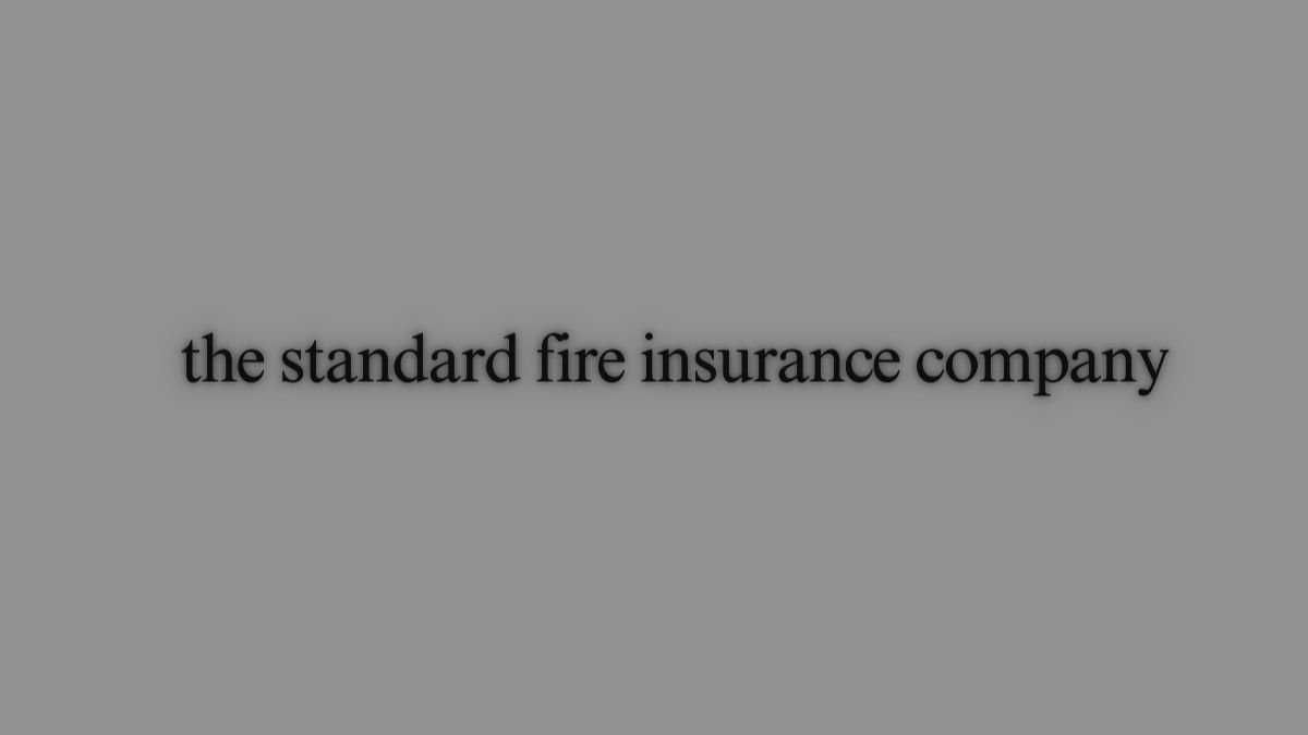 the standard fire insurance company