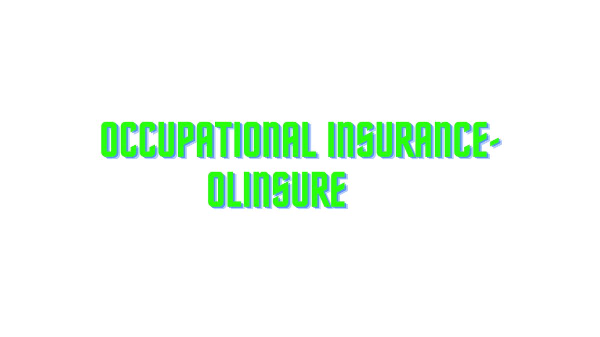 occupational insurance- olinsure